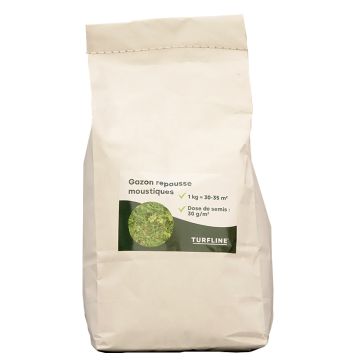 Mosquito and tick repellent lawn from TURFLINE - a blend of grasses and lemon balm to repel mosquitos and ticks